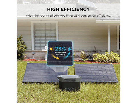 EcoFlow DELTA 2 Kit Solar Portátil 1800W Potencia + Panel Solar Rigido 100W Kit x 2 Unidades