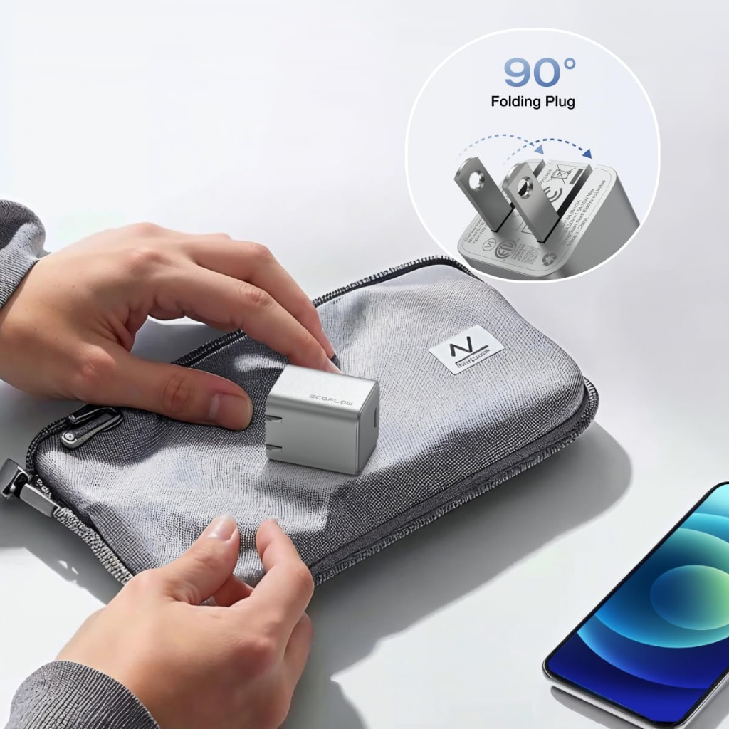 Cargador GaN EcoFlow Carga Rapida 30 W USB-C