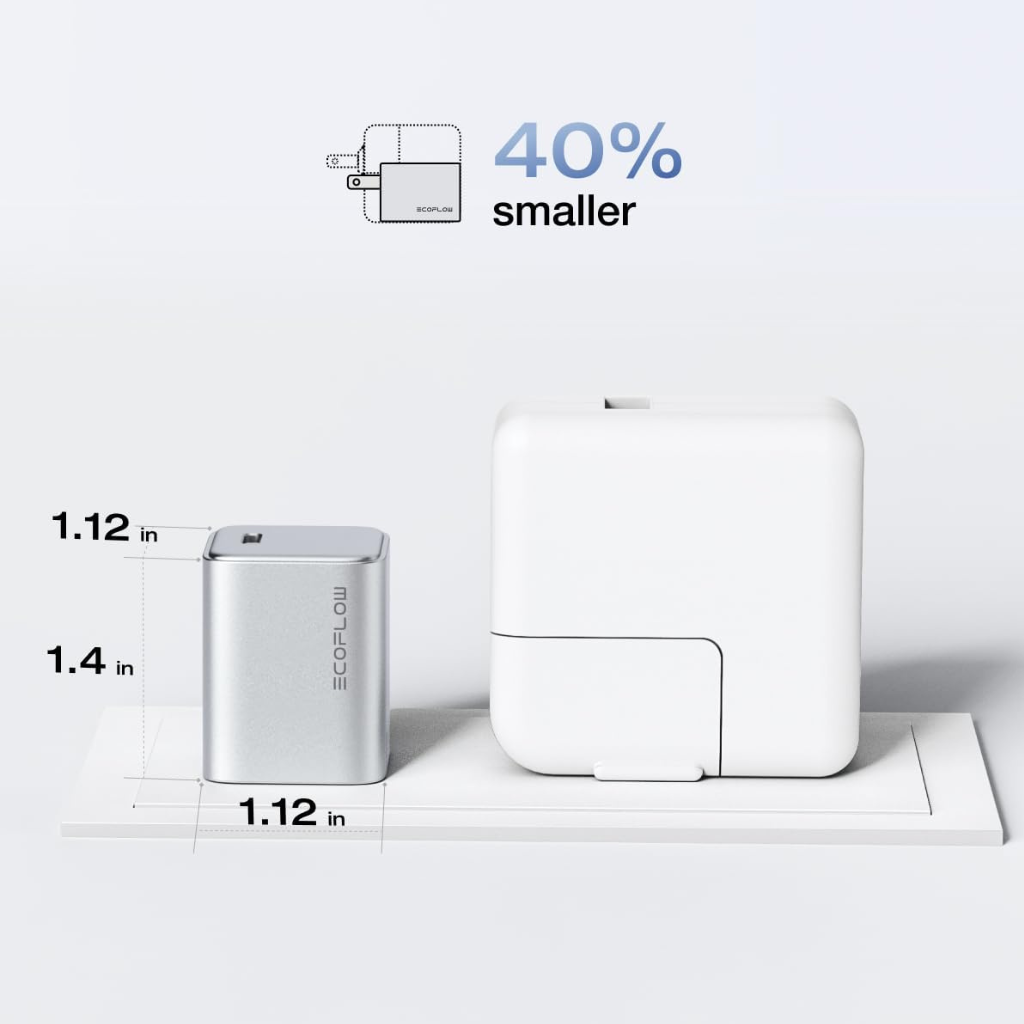 Cargador GaN EcoFlow Carga Rapida 30 W USB-C