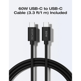 Cargador GaN EcoFlow Carga Rapida 30 W USB-C