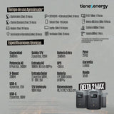 Estación de Energía Portátil EcoFlow DELTA 2 MAX 2400W Potencia - 2000Wh Capacidad