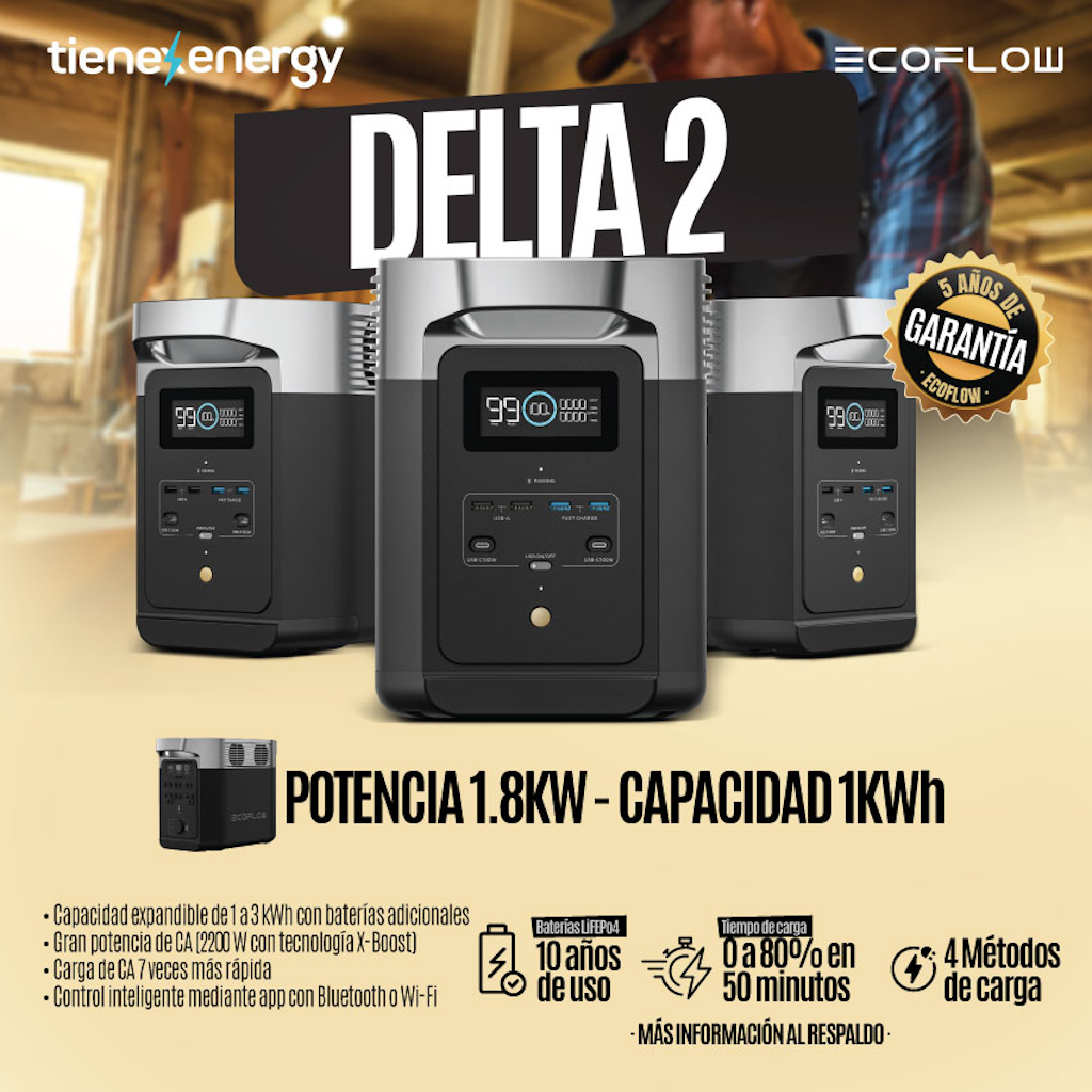 Energy Pack Delta 2 1.8Kw/1kwh 120V