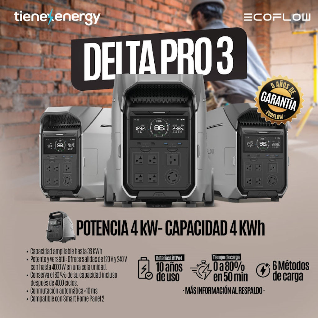 Energy Pack Delta Pro 3 4Kw/4kwh 240V
