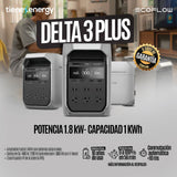 Estación de Energia Portatil Ecoflow DELTA 3 PLUS 1800W Potencia 1024Wh Capacidad