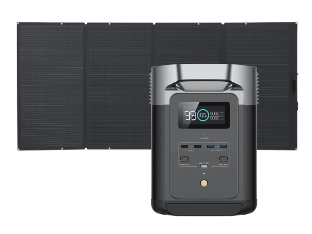 DELTA 2 Generador Solar 1800W-1024Wh + Panel Solar 220W