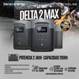 Energy Pack Delta 2 Max 2,4Kw/2kwh 120V