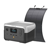 EcoFlow RIVER 2 Kit Solar Portátil 300 W + Panel Flexible 100 W