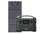 Generador Solar Portátil Ecoflow River Pro 720 Wh + Panel Solar 110w vista frontal